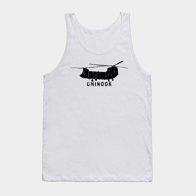 CHINOOK HELICOPTER Tank Top by Cult Classics